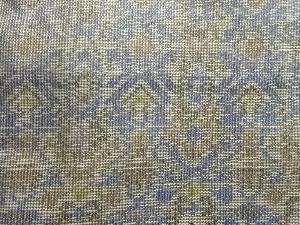 アンティーク　更紗模様織り出し本場大島紬着物